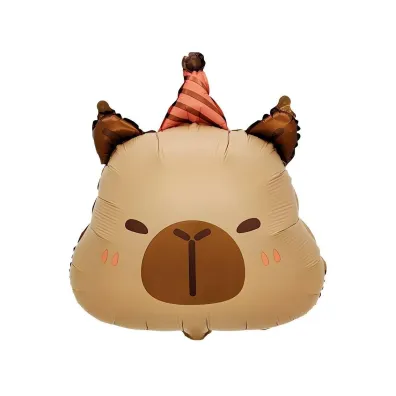 Godan Balon foliowy Kapibara urodzinowa g�owa 48x38cm