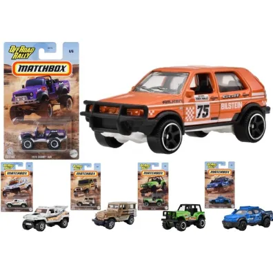 Matchbox. Samoch�d Off Road Rally 1:64 mix Mattel