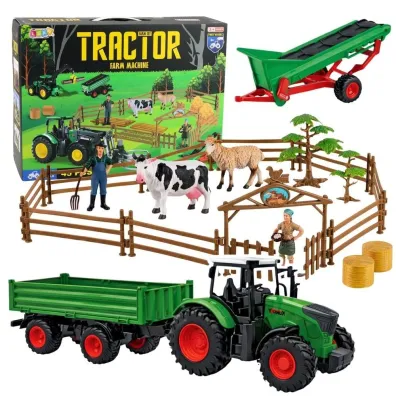Zestaw rolniczy + trakror z rpzyczep� 45el. LeanToys