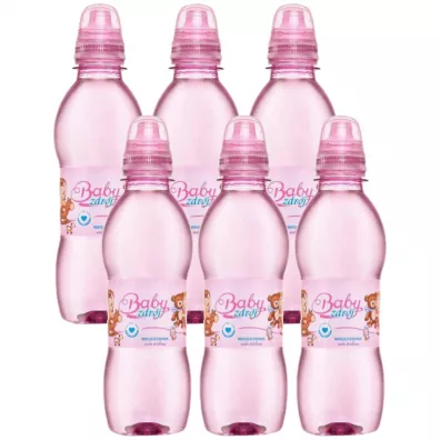 Baby Zdrj Woda rdlana niegazowana girl Zestaw 6 x 250 ml