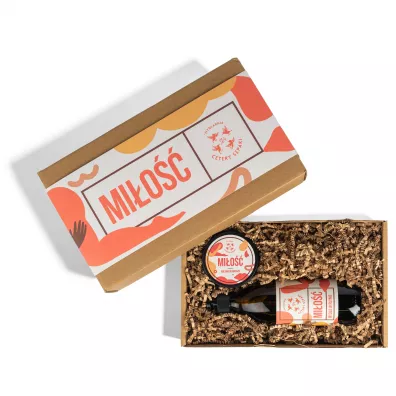 Mydlarnia 4 Szpaki Zestaw Mio: Balsam do masau + Mydo w pynie 100 ml + 500 ml