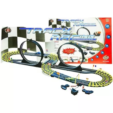Tor samochodowy Track Racing dwa auta 565cm LeanToys