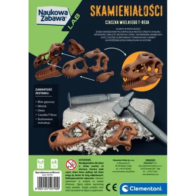 Skamienia�o�ci - Czaszka wielkiego T-Rexa Clementoni