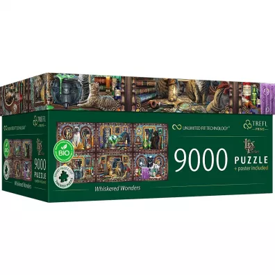 Puzzle 9000 el. Whiskered Wonders Lisa Parker Trefl