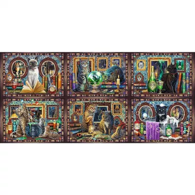 Puzzle 9000 el. Whiskered Wonders Lisa Parker Trefl