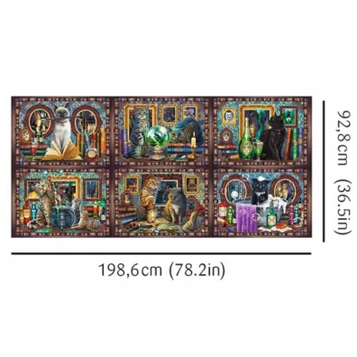 Puzzle 9000 el. Whiskered Wonders Lisa Parker Trefl