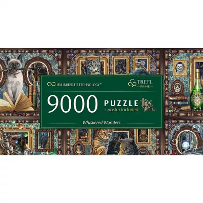 Puzzle 9000 el. Whiskered Wonders Lisa Parker Trefl