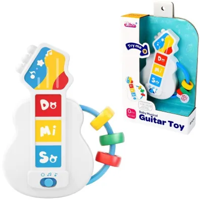 Gitara grzechotka muzyczna dla malucha Trifox