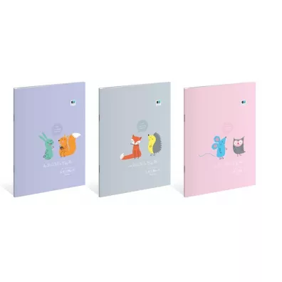 Interdruk Zeszyt A4 Kids Pastel linia kolorowa 32 kartki 10 szt.