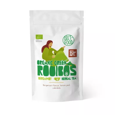 Diet-Food Herbatka rooibos zielony bergamotka 100 g Bio