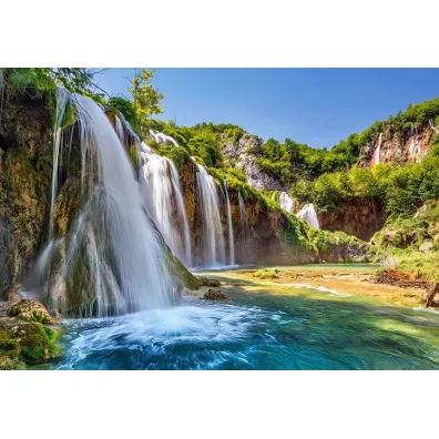 Puzzle 1000 el. Kraina spadaj�cych jezior Castorland