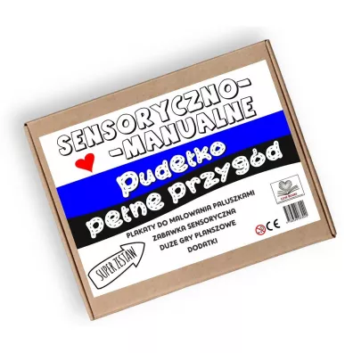 Sensoryczno-manualne pudeko pene przygd