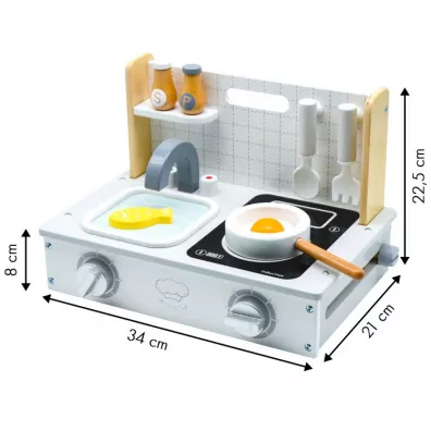 Drewniana mini kuchnia Ecotoys