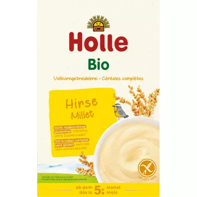 Holle Kaszka jaglana penoziarnista bezmleczna bez glutenu 250 g Bio