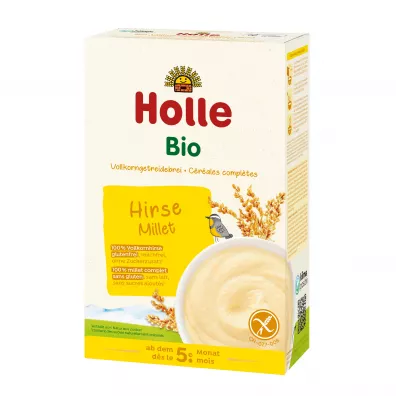 Holle Kaszka jaglana penoziarnista bezmleczna bez glutenu 250 g Bio