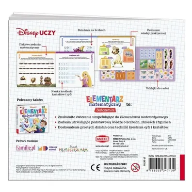 DISNEY UCZY MIX.  Elementarz matematyczny. �wiczenia