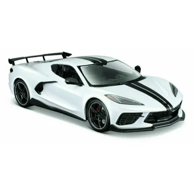 MAISTO 31534-76 Chevrolet Corvette Stingray Coupe bia�y 1:24