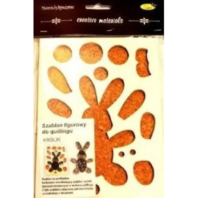 Galeria Hobby Szablon figurowy do quillingu kr�lik 14.5x19cm
