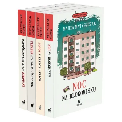 Pakiet Krymina� pod psem. Tomy 9-12: Noc na blokowisku, Sopot w trzech aktach, Cieszyn prowadzi �ledztwo, Zakonczenie jest Zakopane - Marta Matyszczak