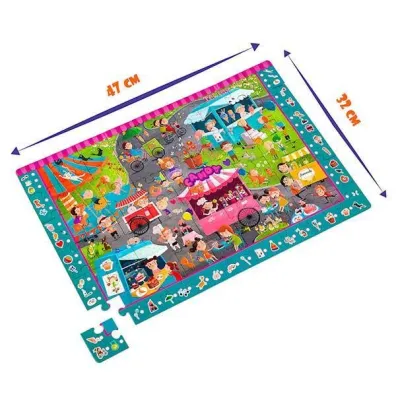 Puzzle edukacyjne 54 el. Detective. Candy Fair Roter Kafer