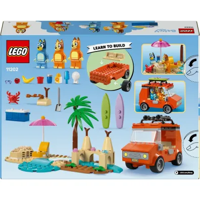LEGO Bluey Blue i rodzinna wycieczka samochodem 11202