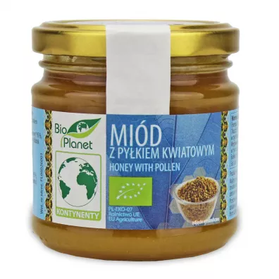 Bio Planet Mi�d z py�kiem kwiatowym 250 g Bio