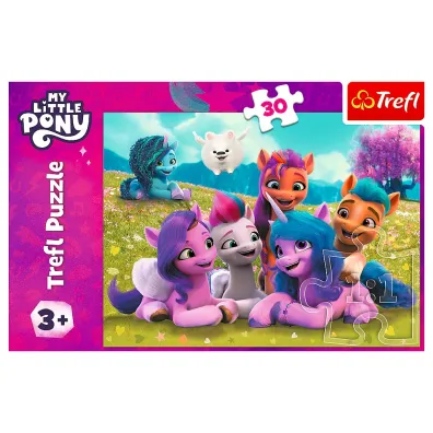 Puzzle 30 el. Przyjacielskie Koniki Pony Trefl
