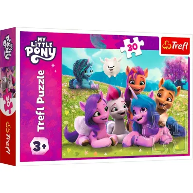 Puzzle 30 el. Przyjacielskie Koniki Pony Trefl