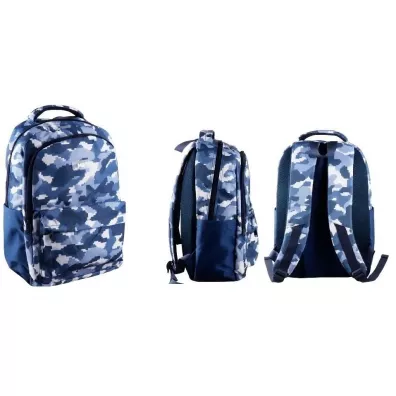 Mp Main Paper Plecak Triple Militar niebieskie moro