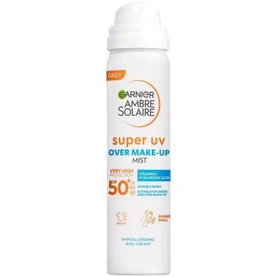 Garnier Ambre Solaire Over Makeup Super Uv mgie�ka ochronna do twarzy SPF50+ 75 ml