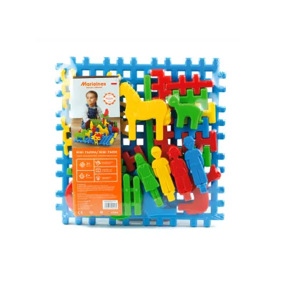 Klocki konstrukcyjne dla najm�odszych Klocki konstrukcyjne 31 element�w Mini Farma MARIOINEX 901182