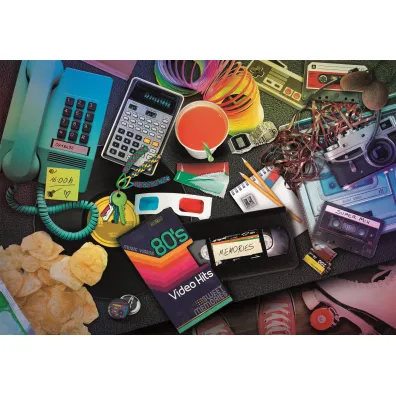 Puzzle 1000 el. High Quality Collection. 80s Nostalgia Clementoni