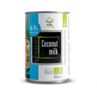 House of Asia Mleczko kokosowe 5-7% 400 ml Bio