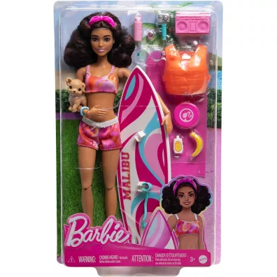 Barbie Surferka lalka i akcesoria Mattel