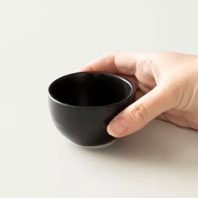 Origami Czarka Round Sensory Espresso Cup Czarna 90 ml