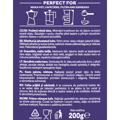 Costa Coffee Kawa mielona ciemno palona Signature Blend 200 g