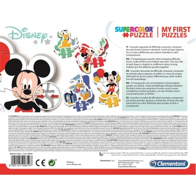 Moje pierwsze puzzle - 4w1 Myszka Miki Clementoni