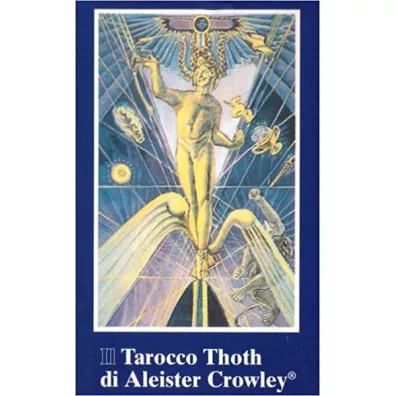 Aleister Crowley Thoth Tarot Pocket, karty do wr�enia, edycja w�oska