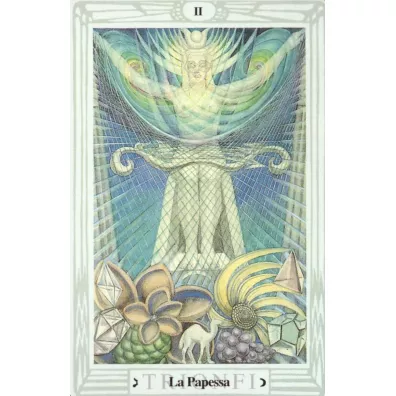 Aleister Crowley Thoth Tarot Pocket, karty do wr�enia, edycja w�oska