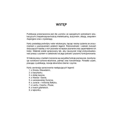 Karty pracy z tekstami do czytania ze zrozumieniem dla uczni�w ze specjalnymi potrzebami edukacyjnymi