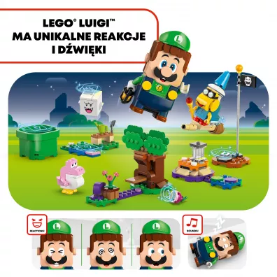 LEGO Super Mario Przygody z interaktywn� figurk� LEGO® Luigi™ 71440