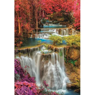Puzzle 1000 el. HQ Colourful Thai falls Clementoni