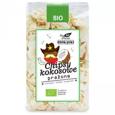 Bio Planet Chipsy kokosowe praone 150 g Bio