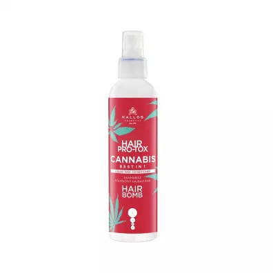 Kallos KJMN Hair Pro-Tox Cannabis od�ywka do w�os�w bez sp�ukiwania z olejkiem z nasion konopi 200 ml