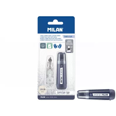 Milan Korektor mini w ta�mie 1918 + wk�ad zapasowy granatowy 5 mm x 6 m