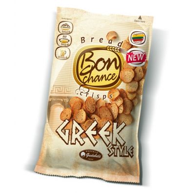 Bon Chance Chrupice chipsy chlebowe Greek Style 120 g