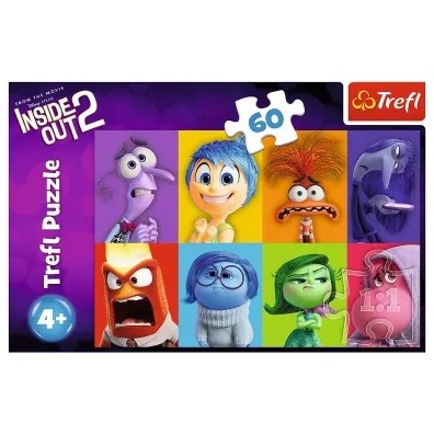 Puzzle 60 el. Poznaj swoje emocje Trefl