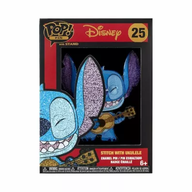 PROMO FUNKO POP PIN FIGURKA Disney Stitch z ukulele WDPP0070