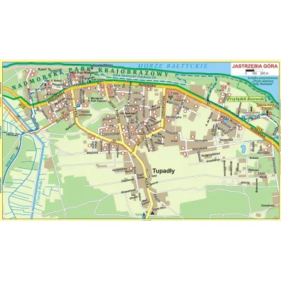 Wybrze�e Ba�tyku Karwia - W�adys�awowo - Hel - Gdynia 1:50 000