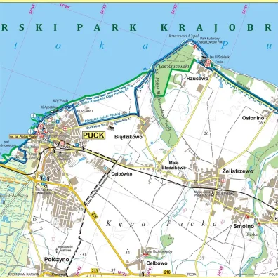 Wybrze�e Ba�tyku Karwia - W�adys�awowo - Hel - Gdynia 1:50 000